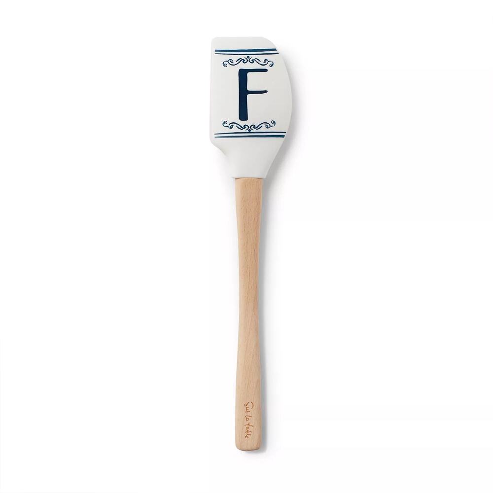 NEW Sur La Table Monogram Silicone Head Spatula Letter "F"